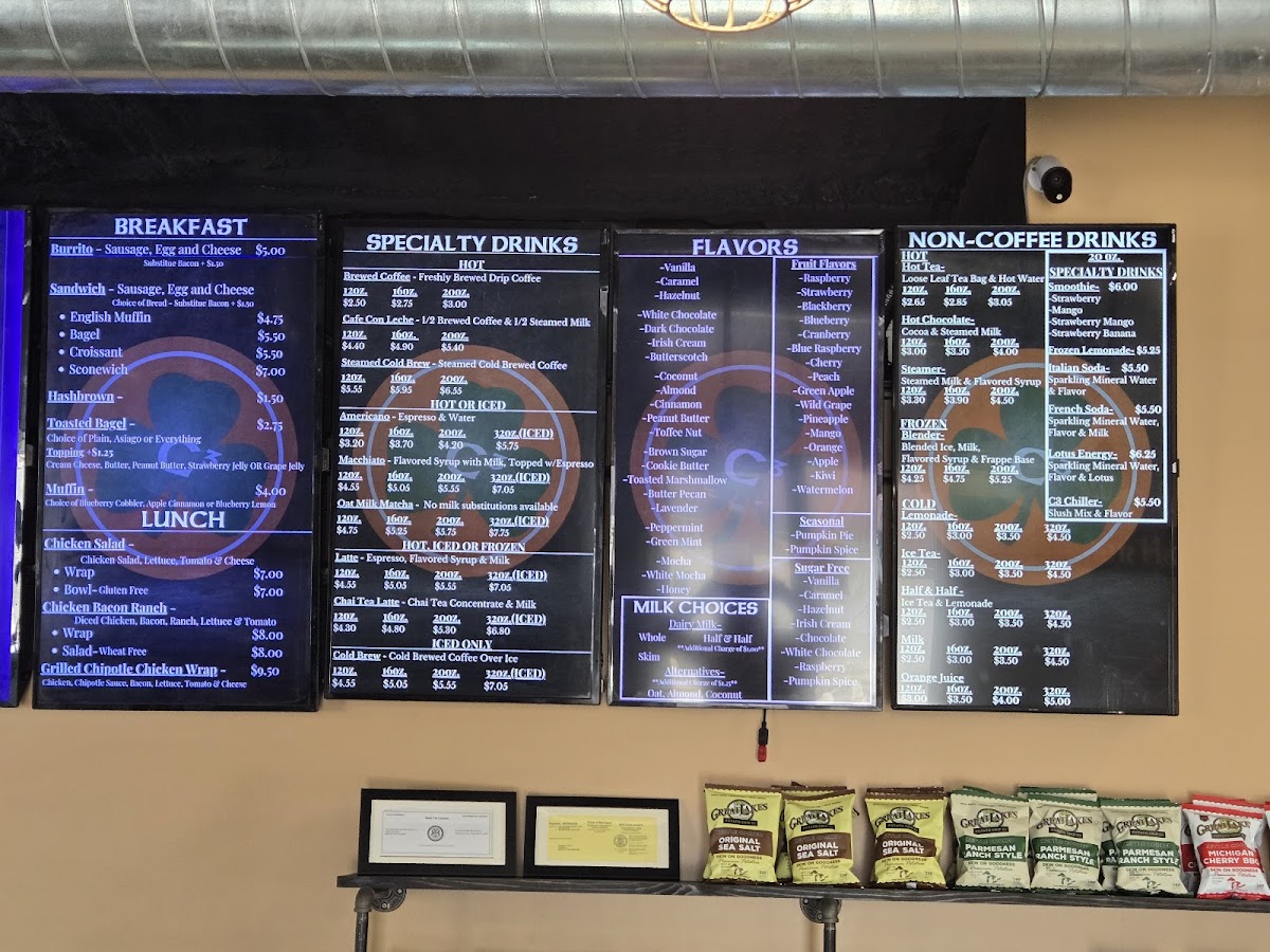 Menu Callaghan's Coffee Cafe-3